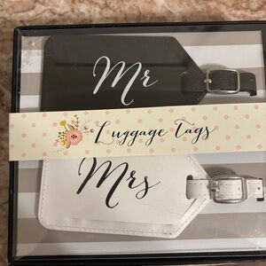 Mr & Mrs luggage tags NEW
